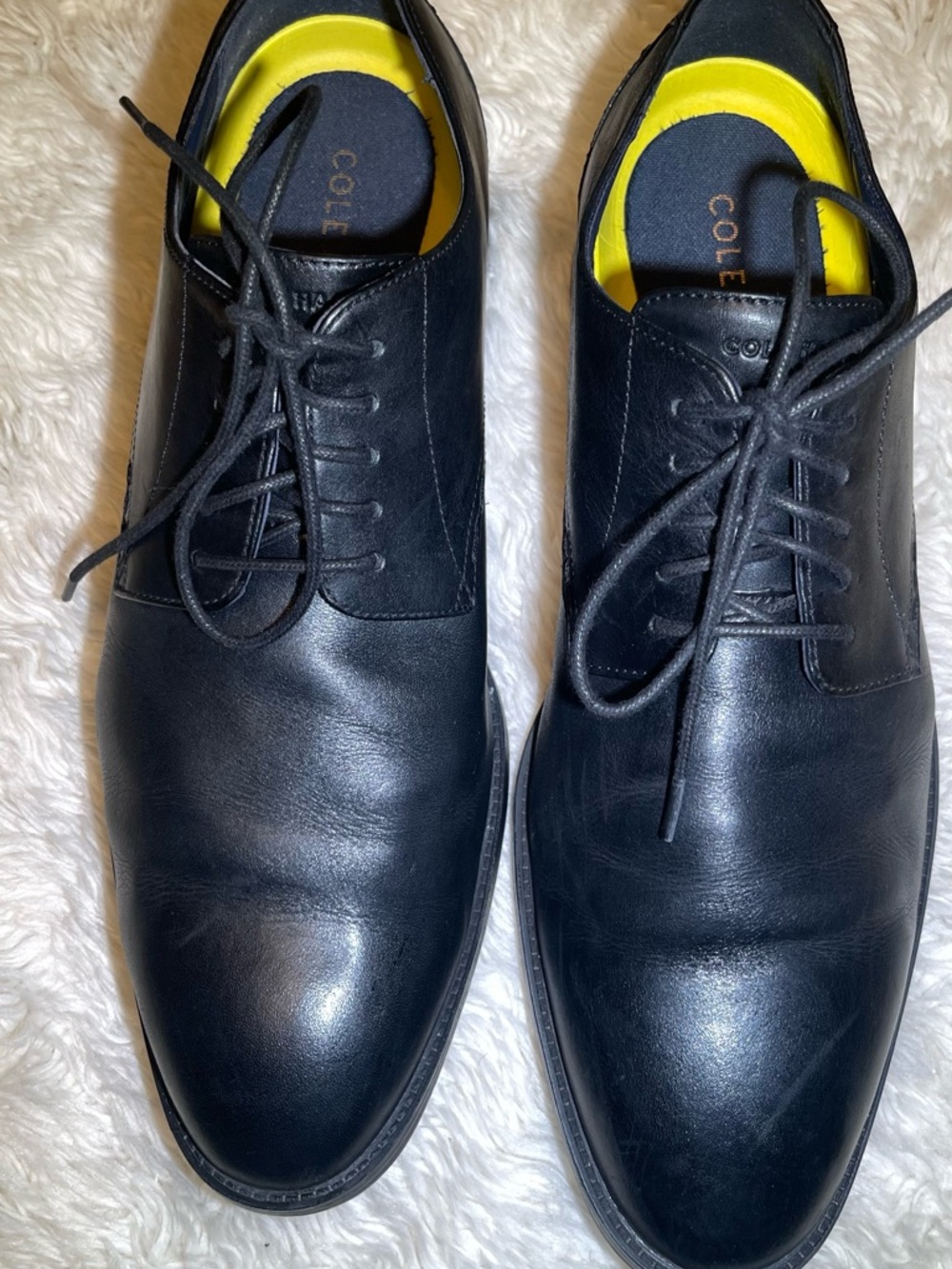 Cole Haan Hawthorn Men’s Black Leather  Oxford Shoes size 10.5